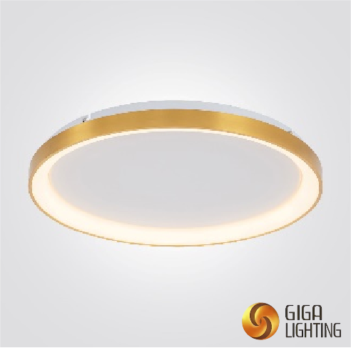 Plafonnier led rond en bois, original, D42, D62, D82, 40/60/80W, blanc, noir, or 