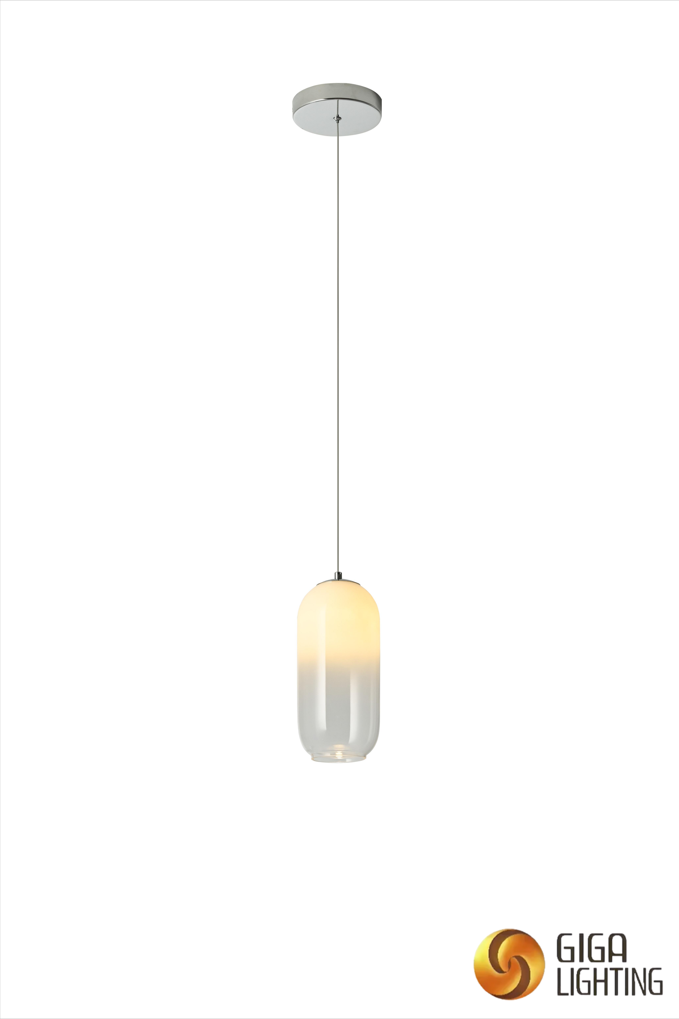 Original maison moderne minimaliste 5 lumières moderne LED lampe à suspension en verre lustre