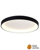 Plafonnier led rond en bois, original, D42, D62, D82, 40/60/80W, blanc, noir, or 