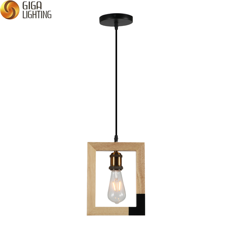 Lampe suspendue E27 avec accents