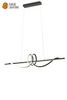 CE spirale conception linéaire pendentif moderne LED lustre pendentif LED éclairages salon maison salle à manger conçu lustre