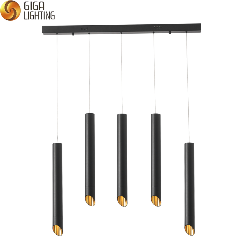 CE CB classique minimaliste en aluminium Long Tube LED suspension 