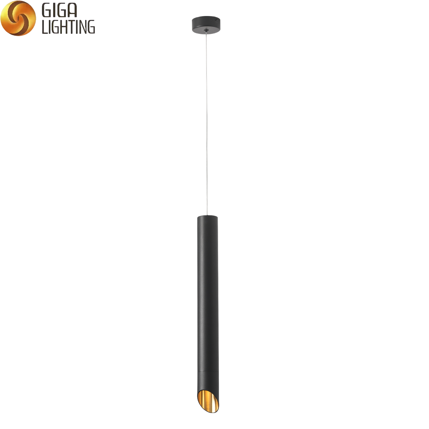 CE CB classique minimaliste en aluminium Long Tube LED suspension 