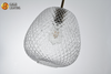 Luminaire suspendu globe simple ananas